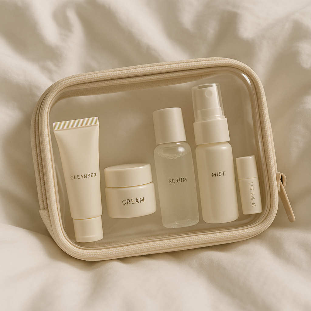 Trousse de voyage avec soins coréens – incluant le COSRX Low pH Good Morning Gel Cleanser 30 ml