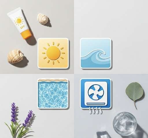 Principales causes d’affaiblissement de la barrière cutanée en été – exposition au soleil, eau salée, piscine chlorée et climatisation selon la K-beauty